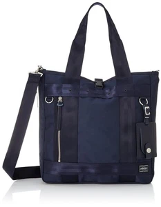 Porter 2-Way Buckle Tote Bag With Strap, Black Nylon, 2.16 Pound - Picture 1 of 6