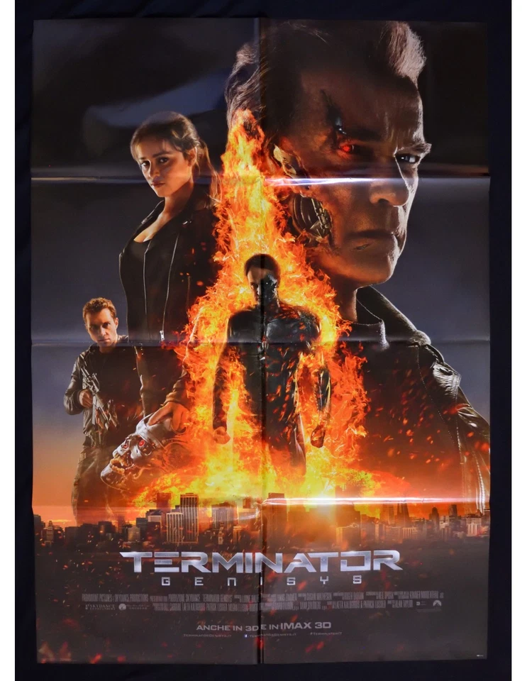 Affiche TERMINATOR GENISYS Alan Taylor Arnold SCHWARZENEGGER Emili Clarke A457 - Photo 1/1