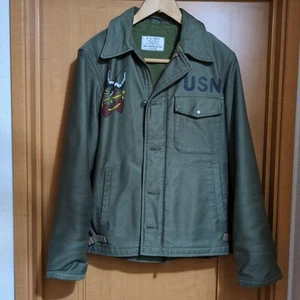 The Real McCoy's A-2 Deck Jacket Custom #1028 - Picture 1 of 20