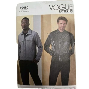 Giacca uomo Vogue modello cucito V2080 taglie 44-52 non tagliata design Ron Collins - Foto 1 di 10