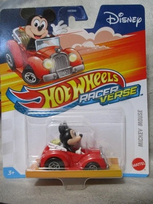 Hot Wheels Racer Verse Disney Mickey Mouse in Car   1:64 Diecast & Plastic - Image 1 of 4