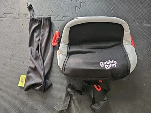 BubbleBum Sitzerhöhung aufblasbarer rückenfreier Autositz tragbar Reise schwarz, 40-100 lbs - Bild 1 von 5