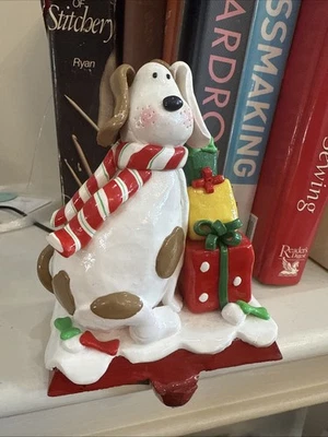 De colección Fondo de Hierro Fundido Hecho en Estados Unidos Perro Medias Soporte Beagle Hound Perro Foto 1 de 3