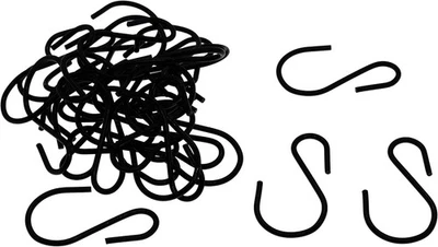 S Hooks for Hanging Plants and Clothes, Metal Iron, 30 Pack  - Image 1 of 4