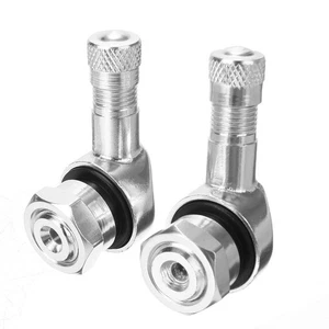 Tire Maintenance Made Simple with Aluminium Alloy Motorcycle Valves Pack of 2 - Picture 1 of 11