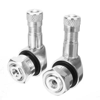 Tire Maintenance Made Simple with Aluminium Alloy Motorcycle Valves Pack of 2 - Image 1 of 4