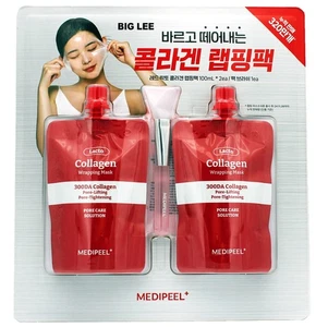 Máscara envolvente de colágeno MEDI-PEEL Red Lacto 300DA 100 ml x 2ea + paquete cepillo 1ea - Imagen 1 de 4