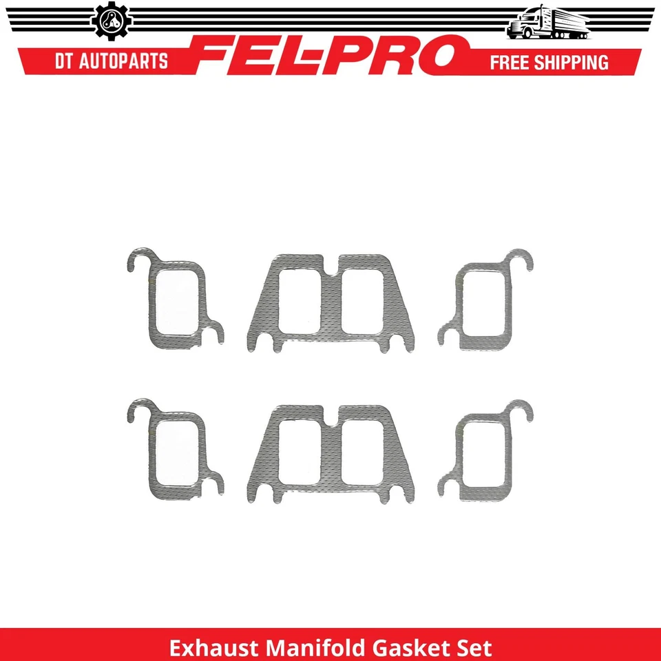 Juego de juntas de colector de escape Fel-Pro 5,7 L para Buick Skylark 1968-1972, 1975-1976 Foto 1 de 1