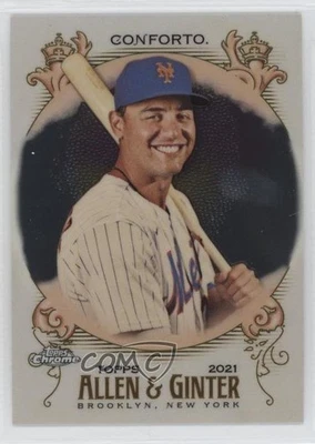 2021 Topps Allen & Ginter Chrome Michael Conforto #175 - Image 1 of 2