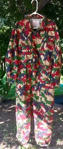 Swiss Army Alpenflage Camo Combat Tanker Coveralls Uniform Overalls AGM 54-76 - Picture 1 of 20