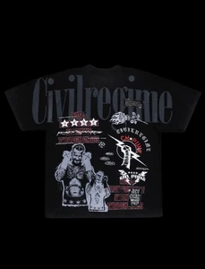 CAMISETA OVERSIZE PREMIUM RÉGIMEN CIVIL CM PUNK WWE TALLA MEDIANA HOMBRE  - Imagen 1 de 8