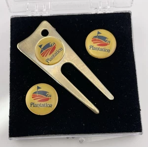 Herramienta Divot de Golf y 2 Marcadores de Pelotas, Plantation Golf & Country Club, Venice, FL - Imagen 1 de 5