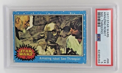 1977 Star Wars Amazing Robot See-Threepio! #66 PSA EX 5 - Image 1 of 2