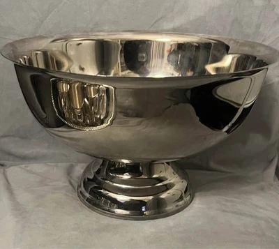 Cuenco grande para servir vintage International Silver Company 12 x 7 pulgadas Foto 1 de 4