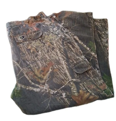 Russell Outdoors Mens Mossy Oak Camo Duck Blind  Midweight Cargo Pants 2XL  - Image 1 of 4