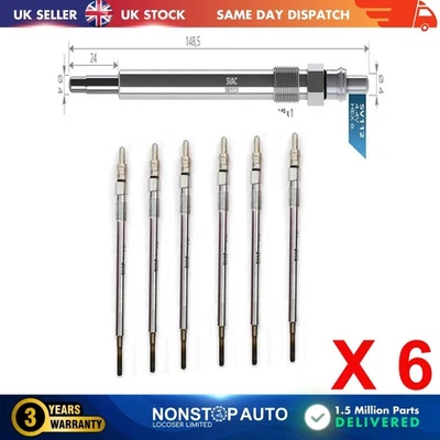 6X Glow Plugs For MERCEDES Vito Sprinter A0011595001 - image 1 of 4