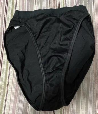 Vintage Panty Black Satiny Smooth Warner’s Panties Size Small - Image 1 of 4
