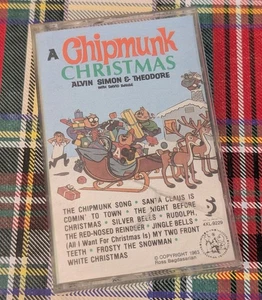 The Chipmunks Christmas Cassette Tape - David SeVille 1985 - Holiday Music Alvin - Picture 1 of 7
