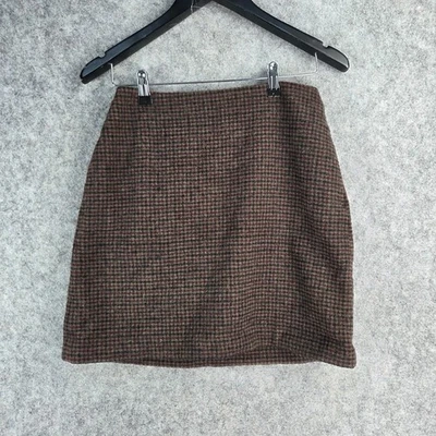 Falda Uniqlo Mujer 25 Marrón Mezcla Lana Oficina Informal 12786 Foto 1 de 4