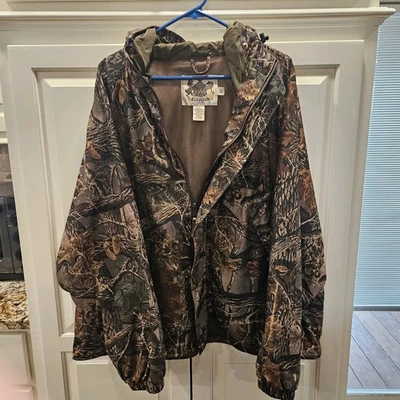 Herter's Men's Hunting Jacket/Coat 2XL Brown Realtree Camouflage Mesh Hooded - Image 1 of 4