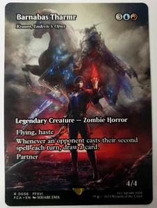 Magic The Gathering Final Fantasy - Barnabas Tharmr (Kraum) - Borderless Raro - 0056 VLP - Imagen 1 de 1