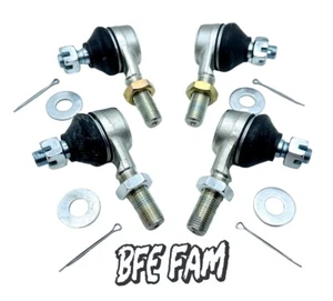 Kit de caña cromada de alta resistencia BFE extremo izquierdo derecho SUZUKI VINSON 500 04-07 - Imagen 1 de 2