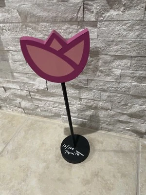 RARE Romero Britto wood sculpture Hand Painted Signed Auto Numbered 10/100 - Image 1 of 2