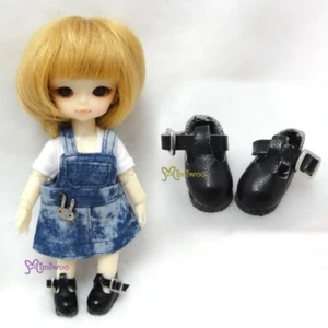 Zapatos Maryjane SBB002BLK Mimiwoo 2,2 cm NEGROS ajuste Middie Blythe Obitsu muñeca 11 cm - Imagen 1 de 3