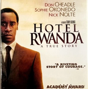 Hotel Rwanda Vintage VHS Don Cheadle Teue Story Drama Nick Nolte VHSBX15 - Picture 1 of 2