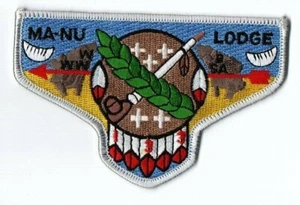 Boy Scout OA 133 Ma-Nu Lodge Vigol Flap S37a - Picture 1 of 1