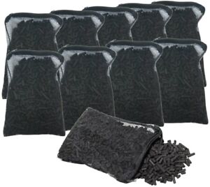 20 lbs Grade A Activated Carbon in 20 Media Bags for Aquarium Fish Pond Canister