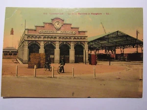 06E27 CPA 59 - Antigua Tarjeta Postal Dunkerque - La Estación Marítima A - Imagen 1 de 2
