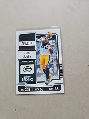 2023 Panini Contenders - Season Ticket #36 Aaron Jones - Image 1 of 2