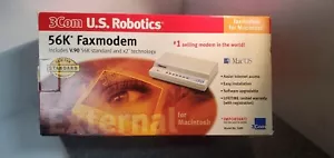 OPEN BOX: 3COM US Robotics 56K v90 Fax Modem for MAC model: 5689 - Picture 1 of 6