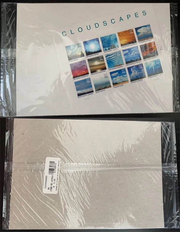 US Stamps Sheets 2003, 2004 Lot of 21 sheets 375 Stamps +2 FDC PO Original Packs - Image 1 of 4