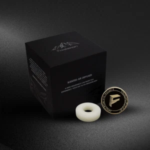 FreshenOPT Car Air Diffuser with Essential Oil Made Fragrance Tablet, Vent Clip - Picture 1 of 7