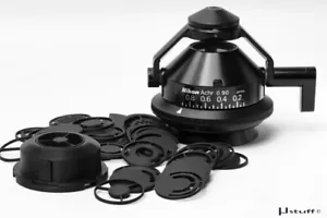Nikon Achromat 0.90 microscopio condensador campo oscuro polarizador juego de inserciones oblicuas - Imagen 1 de 8