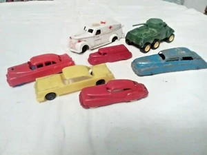 Wannatoy Vintage Kunststoff LKW Auto Ideal Krankenwagen Tootsietoy Tank ACME Texaco - Bild 1 von 10