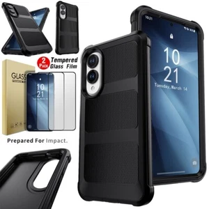 Für Samsung Galaxy S25 Edge Rugged Hard Case Hybrid Cover / HD Displayschutz - Bild 1 von 24