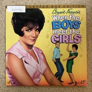 WHEN THE BOYS MEET THE GIRLS 1965 Laserdisc LD - Imagen 1 de 4