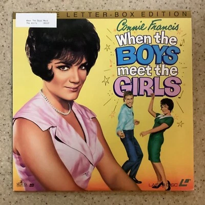 WHEN THE BOYS MEET THE GIRLS 1965 Laserdisc LD - Image 1 of 4