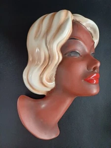 🌟 Cortendorf Wall Mask No. 3682 - Vintage Ceramic from Western Germany - Picture 1 of 5