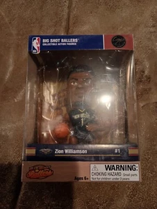 ZION WILLIAMSON NEW ORLEANS PELICANS BIG SHOT BALLER ACTION FIGURE NEW BOX NBA - Picture 1 of 6