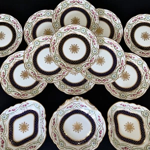 Aynsley Pink Roses & Garland Fine China c. 1905-1925 Pattern #5068 (14 Pcs) - Picture 1 of 20