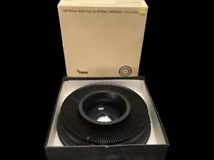 Vintage Round Carousel 140 Slide Tray For Kodak Carousel + Box Focal Ektagraphic - Picture 1 of 3
