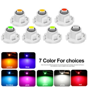 10/20X T3 LED Car Dashboard Light Bulbs 3030 A/C Climate Control HVAC Lamp Bulbs - Picture 1 of 17