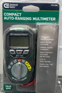 Commercial Electric Compact Pocket Size Auto Ranging Multimeter - Picture 1 of 1