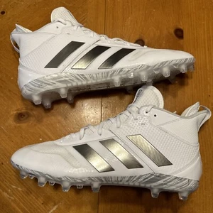 Men’s Adidas Adizero Natural 1.0 Lacrosse / Football Cleats White FU9452 Size 13 - Picture 1 of 6