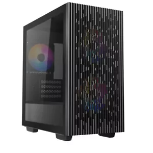 DeepCool MATREXX 40 FS Micro-ATX Case, 3xTri-Color LED Fans, Tempered Glass Pane - Picture 1 of 1