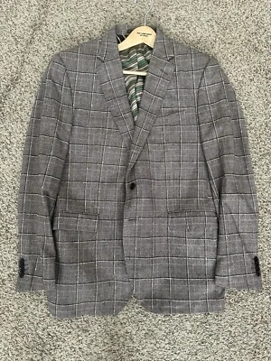 ETRO Blazer 46US/UK 56IT (Fits Like 44US/54IT) Brown Check Two Button Men - Image 1 of 4